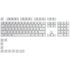 Glorious GPBT Keycaps - 114 PBT Caps, ANSI, US Layout, Arctic White image number null