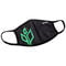 Sprout face mask for mouth and nose - black