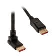 InLine 8K (UHD-2) DisplayPort Kabel, nach oben gewinkelt, schwarz - 1m image number null