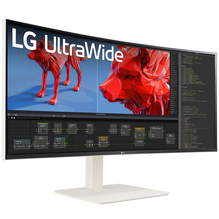 LG UltraWide 38WR85QC-W, 38 inch Curved Gaming Monitor, 144 Hz, IPS, G-SYNC Compatible image number 8