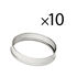 EK Water Blocks EK-Torque STC-13/10 Farbring - 10er Pack, silber image number null