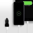 AXAGON PWC-QC5 Auto-Ladeger&auml;t, 1x USB-A QC 3.0 + 1x USB-A SmartCharge, 31,5 W, CL-Stecker - schwarz image number null