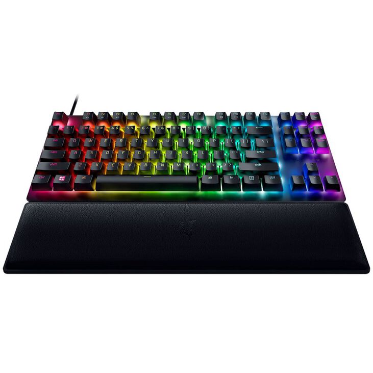 Razer Huntsman V2 Gaming Tastatur, TKL, Red Switch - schwarz image number 2