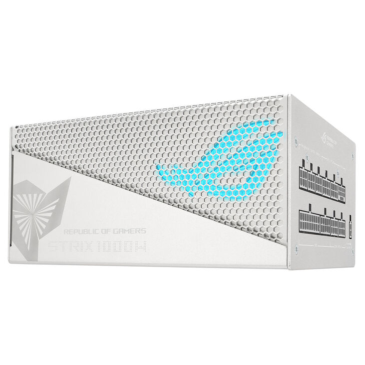 ASUS ROG Strix 1000W Gold Aura, 80 PLUS Gold power supply, modular, PCIe 5.0 - 1000 Watt, white image number 6