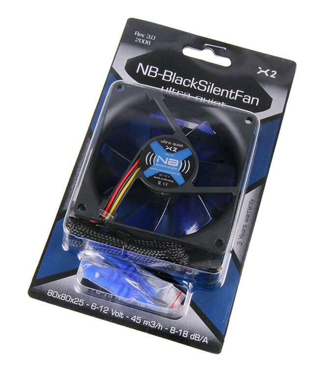 Noiseblocker BlackSilent Fan X2 - 80mm image number 3