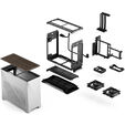 Fractal Design Era 2 Mini-ITX Case, Walnut Wood Panel &ndash; Silver image number null