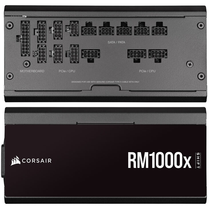 Corsair RMx Shift Series RM1000x Netzteil 80 PLUS Gold, ATX 3.0, PCIe 5.0 - 1000 Watt, schwarz image number 6