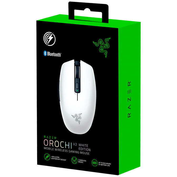 Razer Orochi V2 Mobile Wireless Gaming Mouse - white image number 8