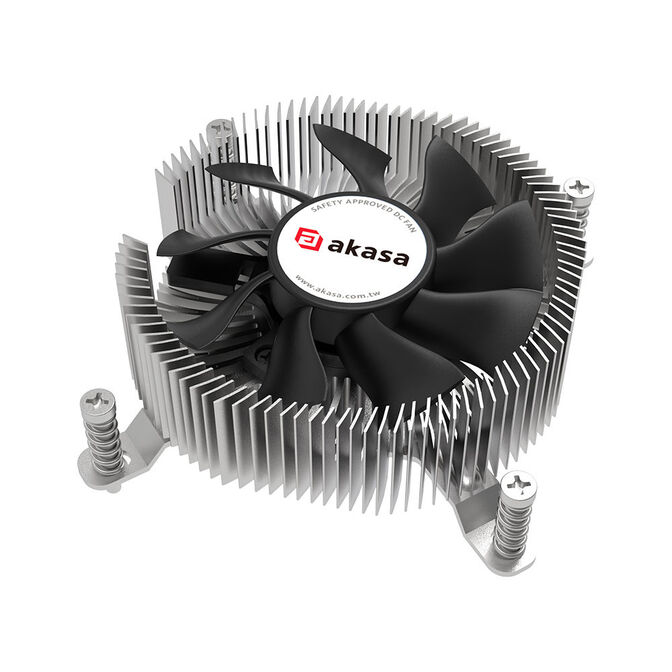 Akasa low profile CPU cooler, Intel LGA1700 - Copper and Aluminum image number 1