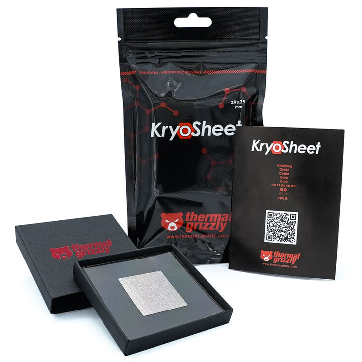 Thermal Grizzly KryoSheet thermal pad - 29 x 25 mm image number 0
