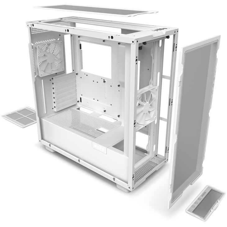 NZXT H7 Flow Midi-Tower - weiß image number 4