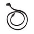 SilverStone SATA III Kabel 50cm gewinkelt / gerade - sleeved black image number null