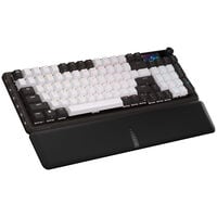 Corsair VANGUARD 96 Gaming-Tastatur, mechanisch, RGB, 8.000 Hz - MLX Plasma Switches, ISO (DE), schwarz/wei&szlig;