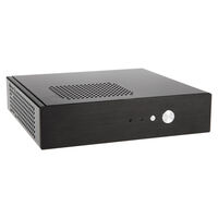 Akasa Cypher Thin-Mini-ITX Gehäuse inkl. 120W Netzteil, OEM - schwarz