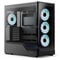 Aerocool P500A PC-Geh&auml;use, Midi-Tower, ATX, Tempered Glass, RGB - schwarz