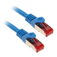 InLine Patchkabel Cat.6, S/FTP (PiMf), 250MHz, blau - 5m