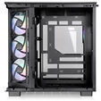 Thermaltake View 380 XL TG ARGB PC Case, Mid-Tower, ATX, ARGB, Tempered Glass - Black image number null