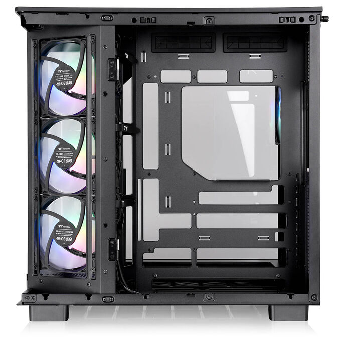 Thermaltake View 380 XL TG ARGB PC Case, Mid-Tower, ATX, ARGB, Tempered Glass - Black image number 12