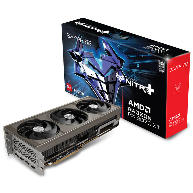 Sapphire Nitro+ Radeon RX 9070 XT Gaming OC Grafikkarte, 16384 MB GDDR6 image number 0
