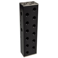 EK Water Blocks EK-Pro Manifold 2CPU 4GPU Distribution - Acetal, black