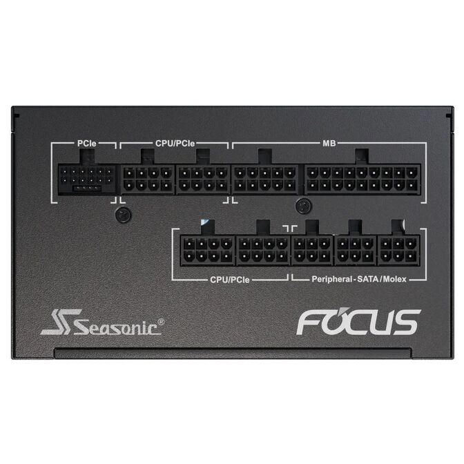 Seasonic Focus GX 80 PLUS Gold Netzteil, modular - 750 Watt, schwarz image number 5