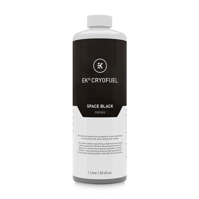 EK Water Blocks EK-CryoFuel Premix Coolant - Space Black, 1000ml image number 0