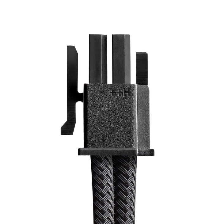 CableMod C-Series Pro ModMesh 12V-2x6-Kabel, 90° Anschluss, für Corsair Type 5 RMx Shift PSUs - schwarz, 65cm image number 2