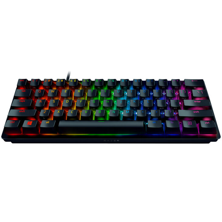 Razer Huntsman Mini Black Gaming Keyboard, Clicky Purple optical - black image number 3