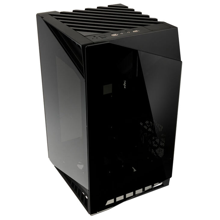 SilverStone SST-LD03B Lucid Mini-ITX Case - black image number 2