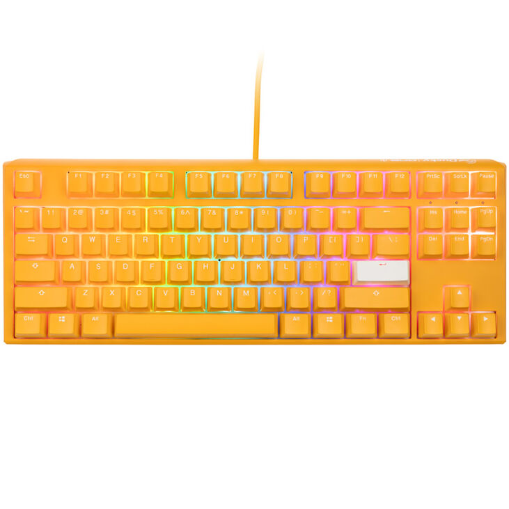 Ducky One 3 Yellow TKL Gaming Tastatur, RGB LED - MX-Black (US) image number 1