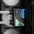 Alphacool Core DDCzero Flat 90 Ausgleichsbeh&auml;lter mit Pumpe - Acryl image number null