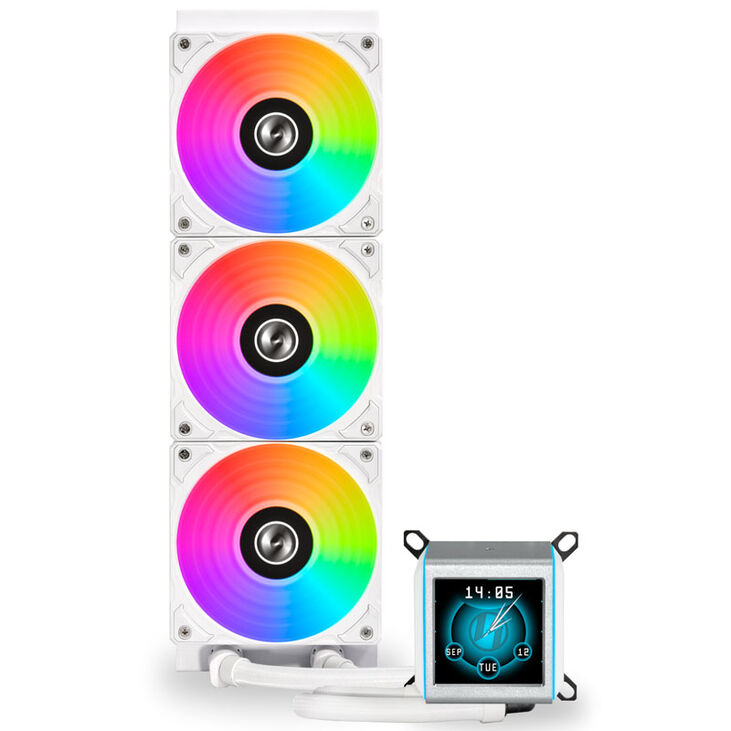 Lian Li GALAHAD II LCD 360 AIO Cooler, ARGB - white image number 1