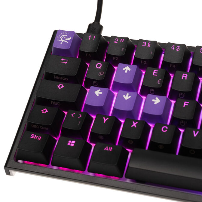 Ducky One 2 Mini Gaming Tastatur, MX-Blue, RGB-LED, schwarz image number 5