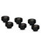 Thermal Grizzly DeltaMate Extender Fitting - MF7, black, pack of 6
