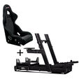 Next Level Racing GTElite Aluminium Simulator Cockpit - Wheel Plate Edition + O-Rouge C1-XL Cold Fusion Simracing Seat image number null