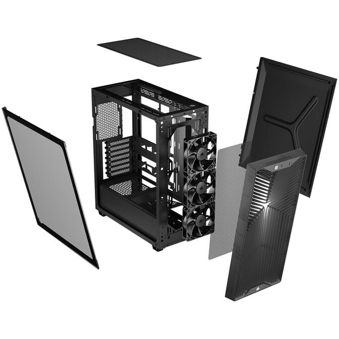 Corsair 3200D RS Mid-Tower Performance Case, Smoke image number 7