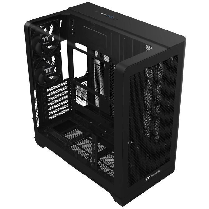 Thermaltake View 390 Air PC Case, Mid Tower, ATX, ARGB, Tempered Glass - Black image number 10