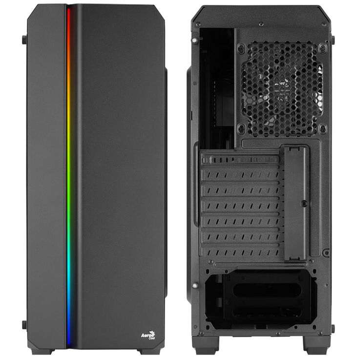 Aerocool Genesis ARGB V1 Midi-Tower, Acryglas - schwarz image number 2
