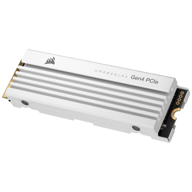 Corsair MP600 Pro LPX NVMe SSD, PCIe 4.0 M.2 Type 2280 - 4 TB - white image number 2