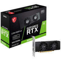 MSI GeForce RTX 3050 Low Profile OC, 6144 MB GDDR6