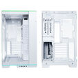 Lian Li O11 Dynamic EVO RGB PC Case Bundle, Mid-Tower, ARGB, Tempered Glass + 6x UNI FAN SL-INF Reverse Blade Fans - White image number null