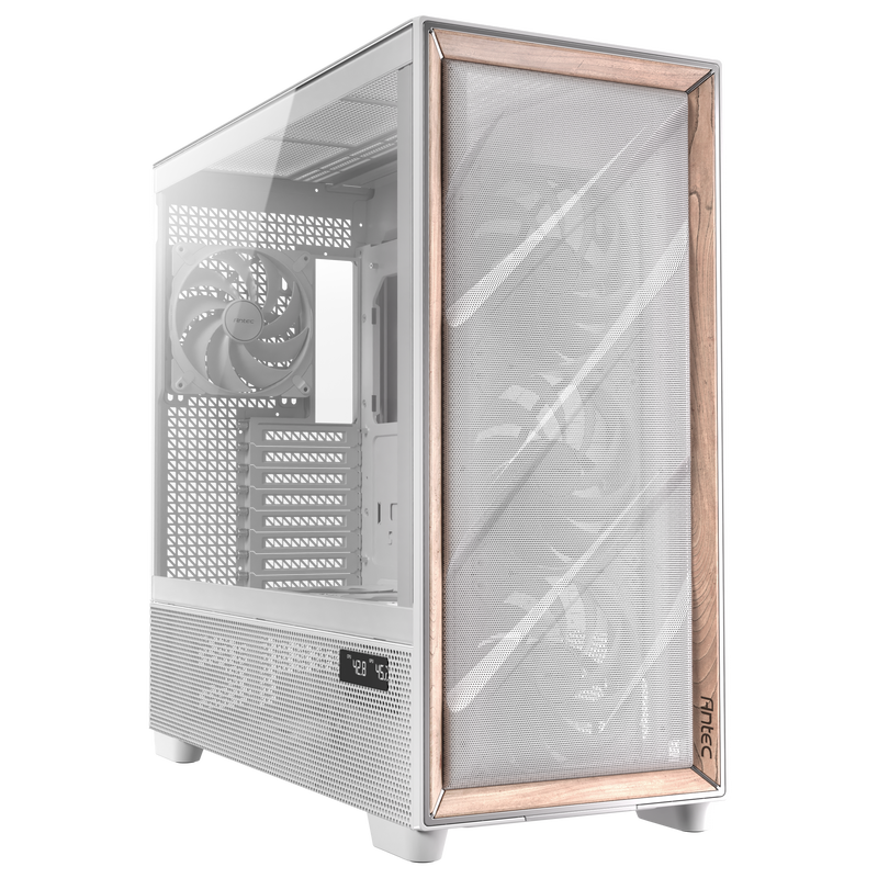Antec Flux Pro PC-Gehäuse, Full-Tower, E-ATX, Tempered Glass - weiß