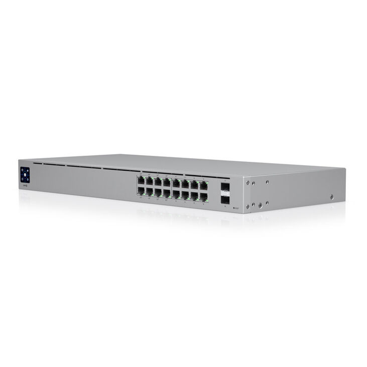 Ubiquiti UniFiSwitch 16 Rackmount Gigabit Managed Switch - 8x PoE+ image number 1
