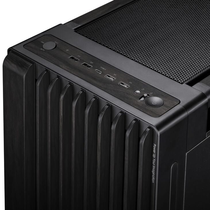 ASUS ProArt PA602 Midi-Tower PC-Gehäuse, E-ATX, Echtholz, – Schwarz image number 4