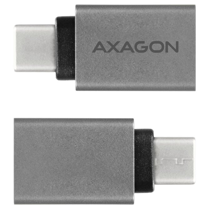 AXAGON USB-C 3.1 M auf USB-A F Adapter, Aluminium - schwarz image number 4
