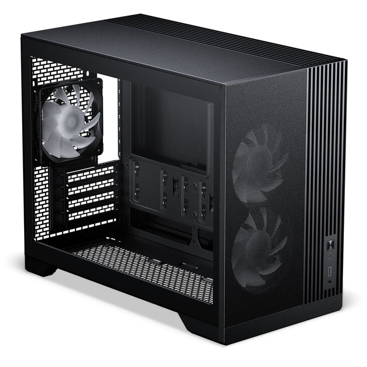 Phanteks XT M3 PC Case, Mini Case, mATX, RGB, Tempered Glass - including 3x 120mm Fans, Black image number 5