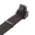 CableMod Universal Pro ModMesh 16-Pin to 16-Pin Cable, 90° Connector, Sleeved, StealthSense - Black, 60 cm, Var. A image number null