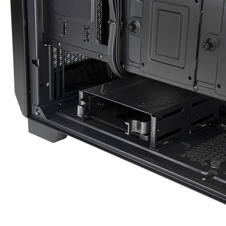 SilverStone FARA 312 Micro-ATX Case, Tempered Glass - black image number 7