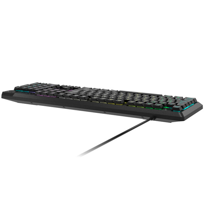 Corsair Gaming K55 Core RGB Gaming Keyboard, Full-Size (100%), Rubber Dome &ndash; black, ISO (DE) image number 4