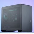 Jonsbo U4 Mini Mesh Micro-ATX-Geh&auml;use - schwarz image number null